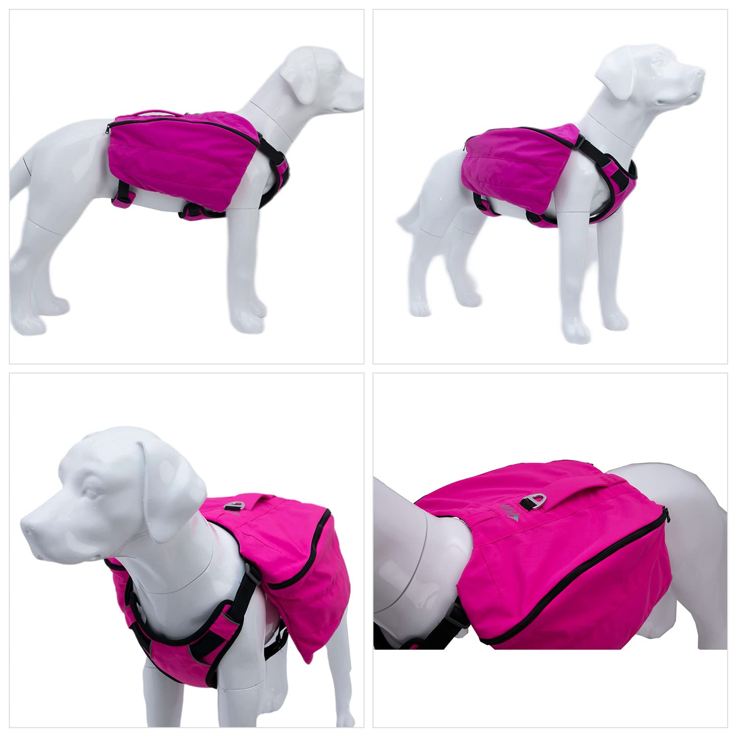 Lovelonglong sac dos chien randonnée — visibilité renforcée grâce à la couleur orange.