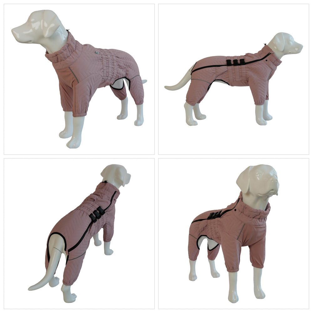 Veste Lovelonglong pour chien: fermeture-éclair facile pour enfiler rapidement.