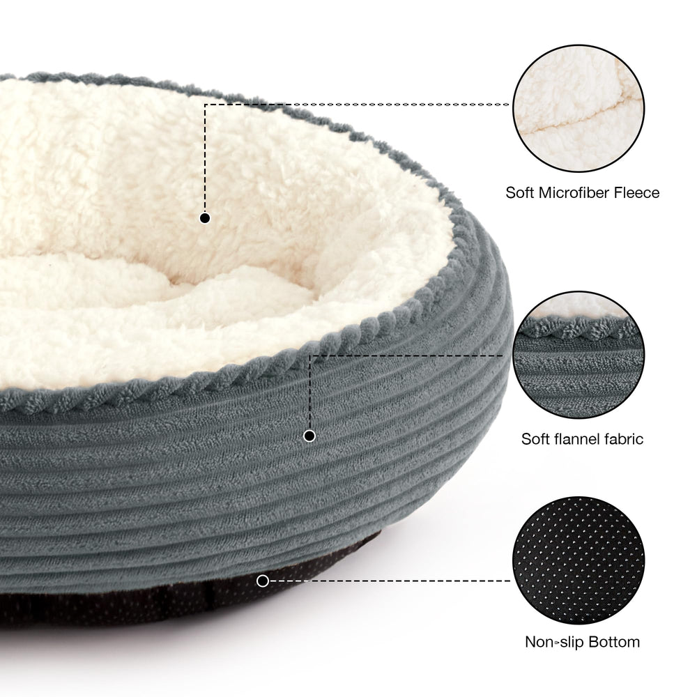 Love's cabin bord relevé du donut, soutien de la tête pour repos sécurisé.