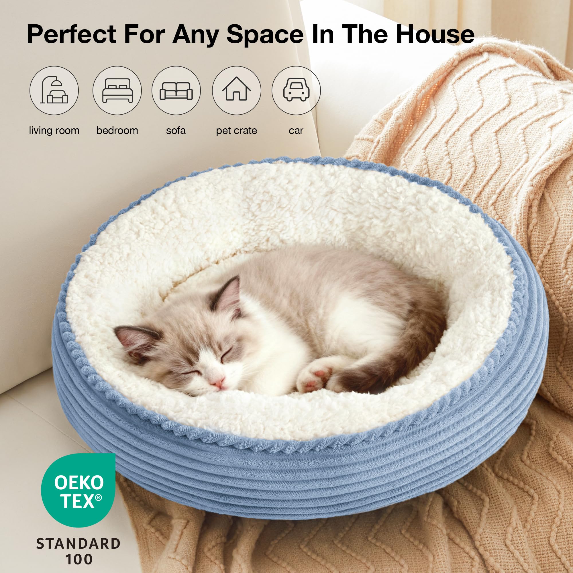 Love's cabin dimension 20po pour chats et chiots jusqu’à 5 kg.