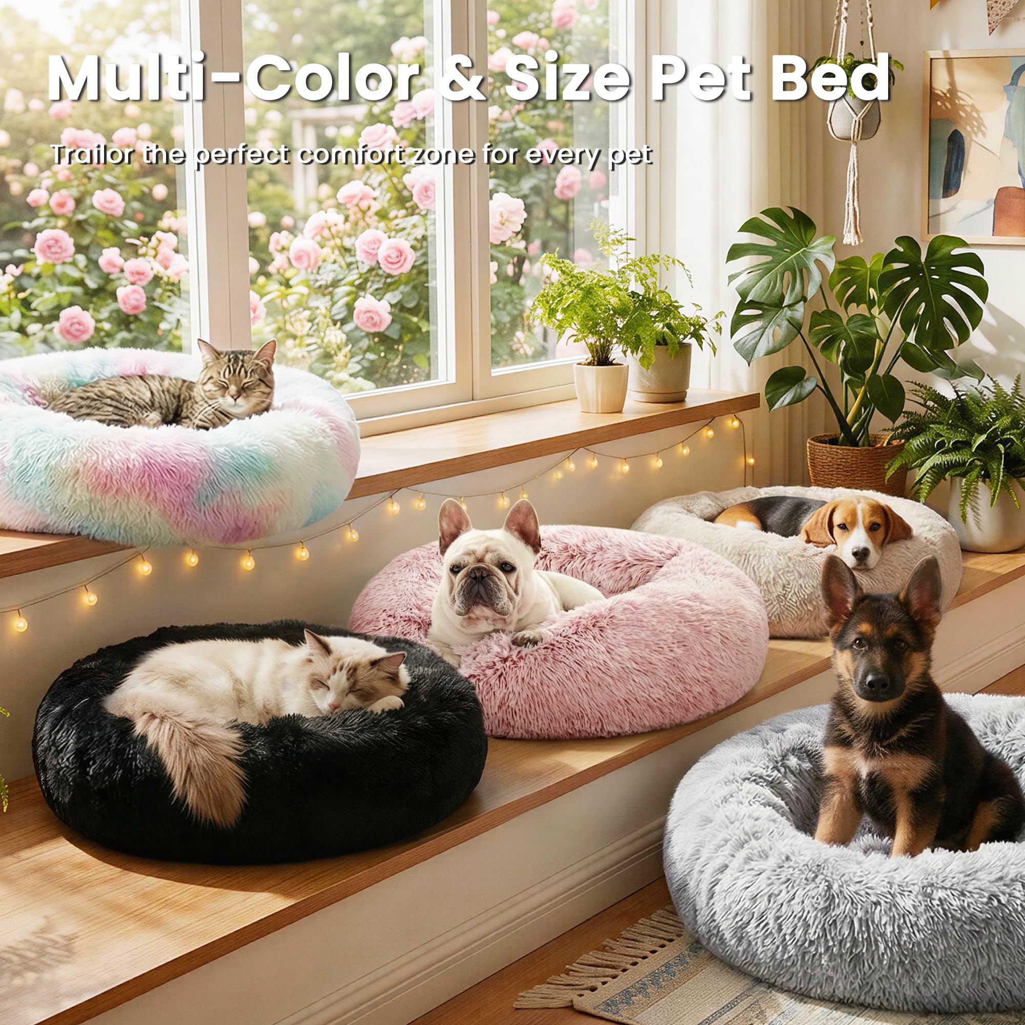 Dimension 24 po Love's cabin, idéal pour chats et petits chiens.