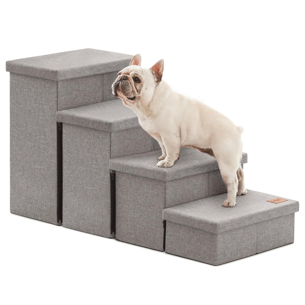 Love's cabin escaliers chien 4 étapes avec rangement pour faciliter l’accès au lit
