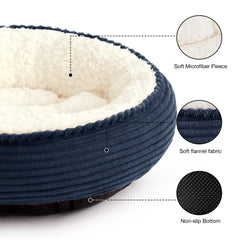 Love's cabin nid-donut rebords eleves: soutien pour tete et cou.
