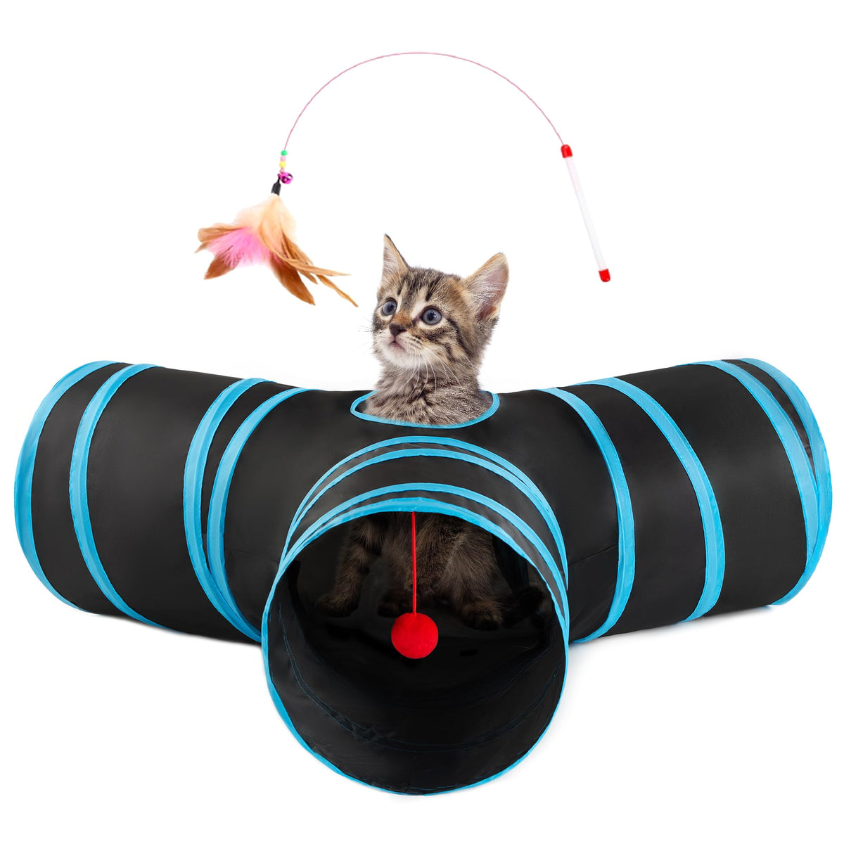 Loves Cabin tunnel chat 3 voies ouvert, favorise jeu et exploration quotidienne.