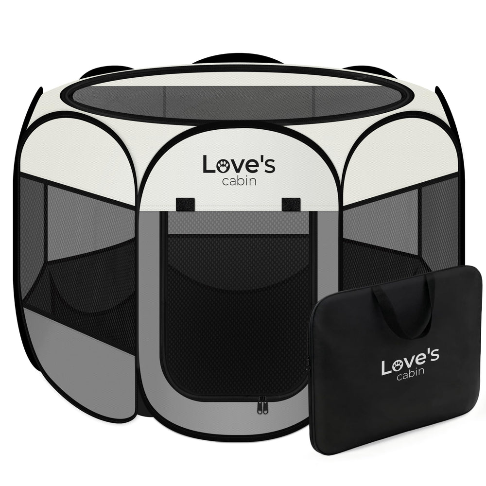Love's cabin aire-jeu chien petit extérieur, sécurité et espace ludique pour chien