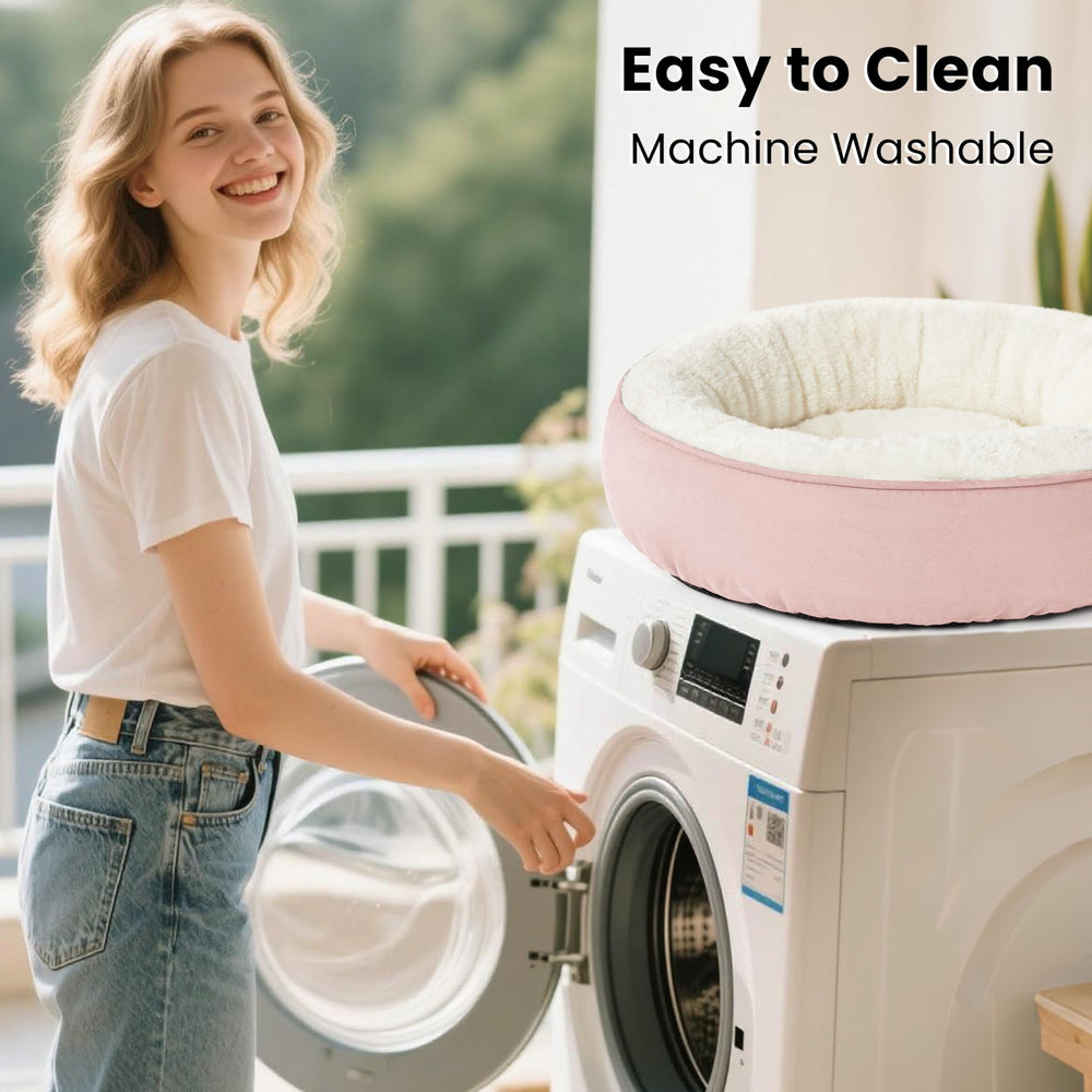 Love's cabin lavage en machine rose, entretien simple et rapide.