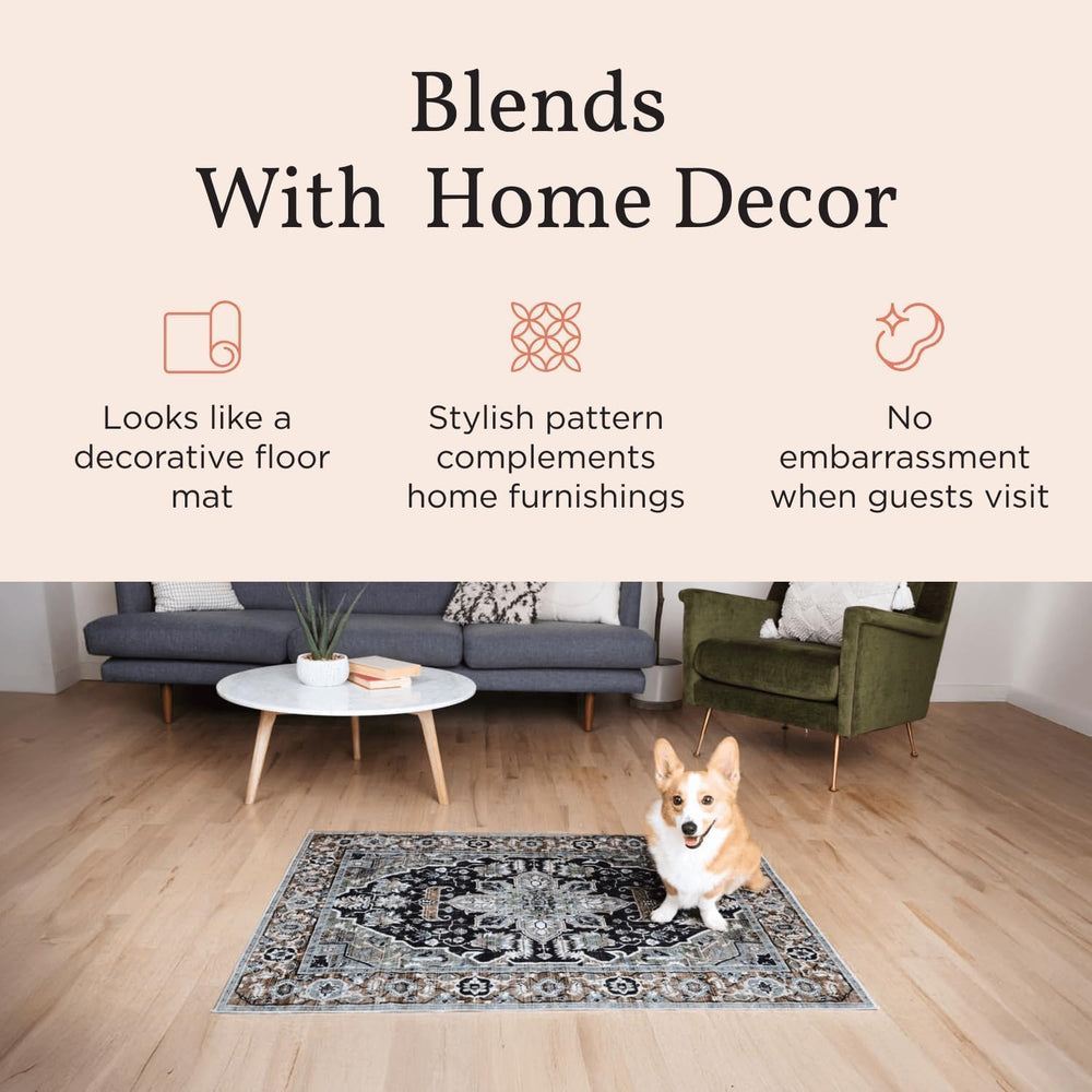 Lovewag Pets Tapis imperméable à quatre couches pour protection renforcée.