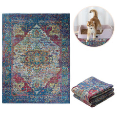 Lovewag Pets Tapis litiere chat ensemble 2 pieces pour rotation facile.
