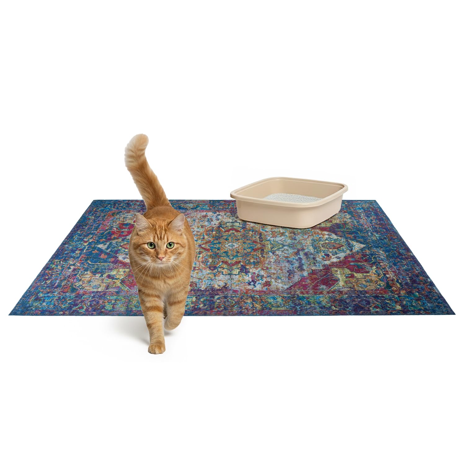 Lovewag Pets Tapis litiere chat grand 36x48 pour une couverture maximale.