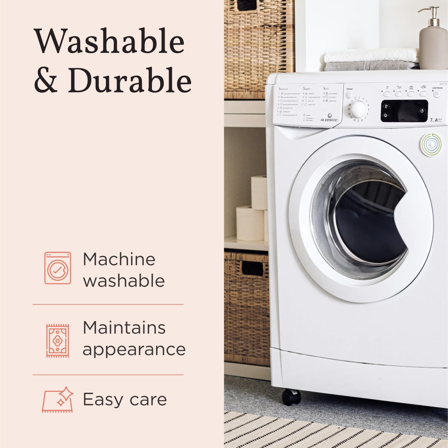 Lovewag Pets tapis-litiere-chat-lavage-machine: nettoyage rapide et pratique.