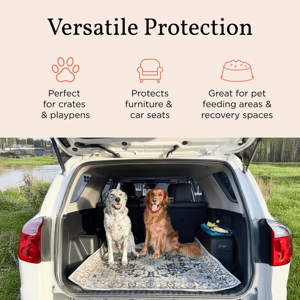 Lovewag Pets tapis polyvalent 36x48, protège sols, cages et voitures.