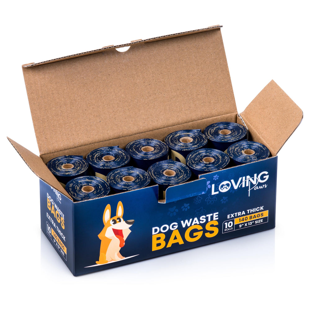 LOVING Paws promenade-avec-sac-poop: sacs adaptés à toutes les sorties.