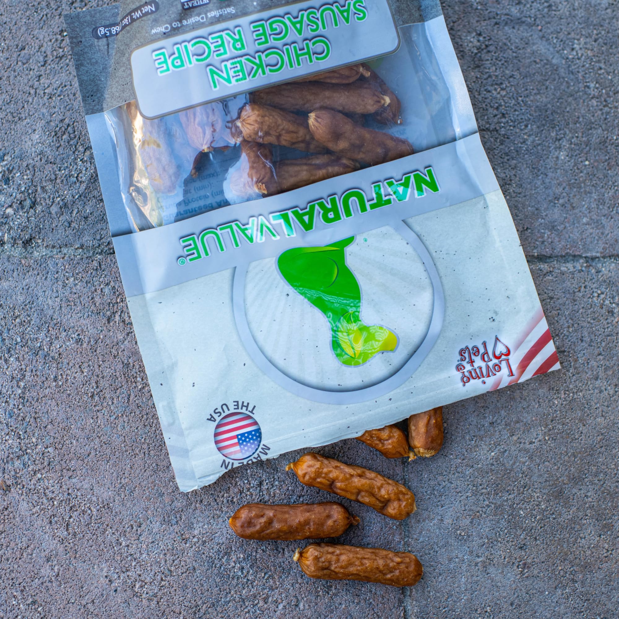 Goût de poulet de Loving Pets, plaisir quotidien pour chien.