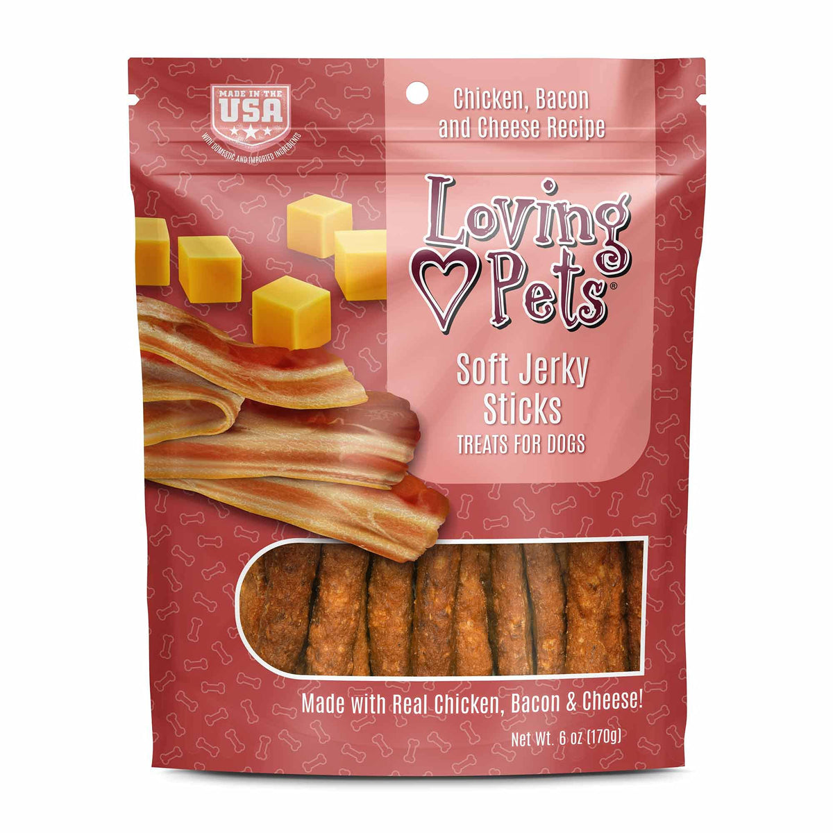 Loving Pets baton-poulet : friandise molle idéale pour l'entraînement.