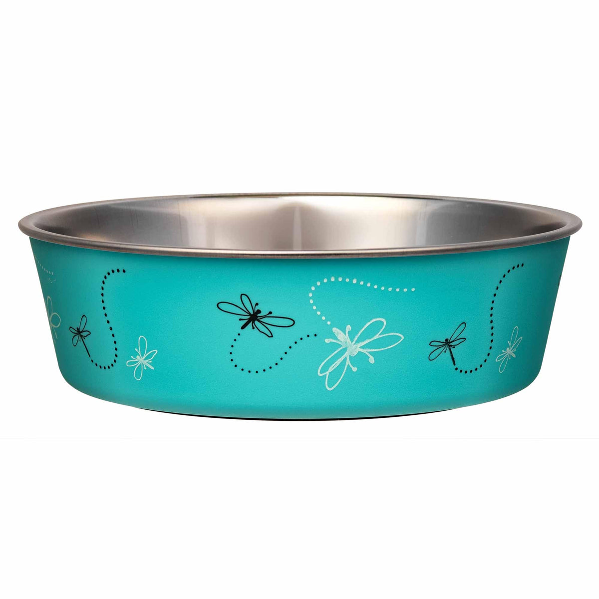 Bol Bella de Loving Pets en inox durable pour nourriture et eau sans éclaboussures.