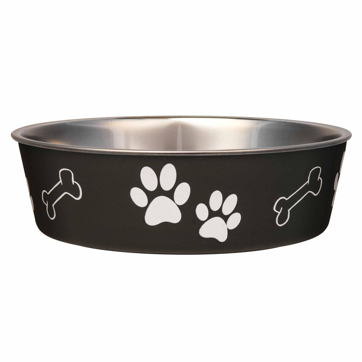 Coupelle Bella en inox intérieur, durable et hygiénique pour chiens et chats.