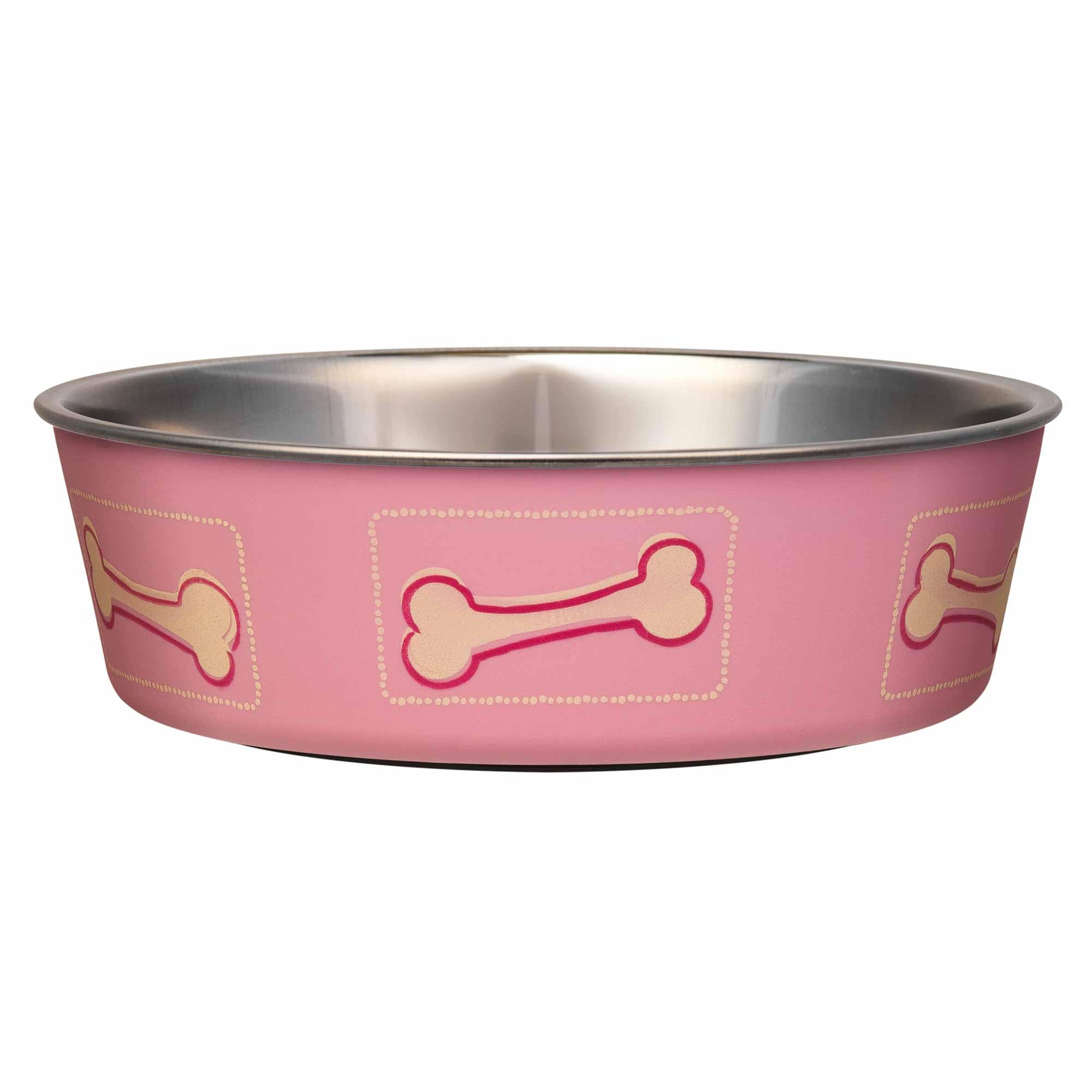 Bol Bella en acier inoxydable Loving Pets, idéal pour chien, durable et hygiénique.