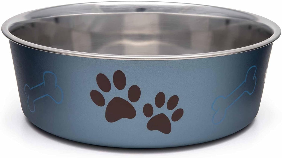 Bol Bella en inox Loving Pets, durable et hygiénique pour repas à domicile.