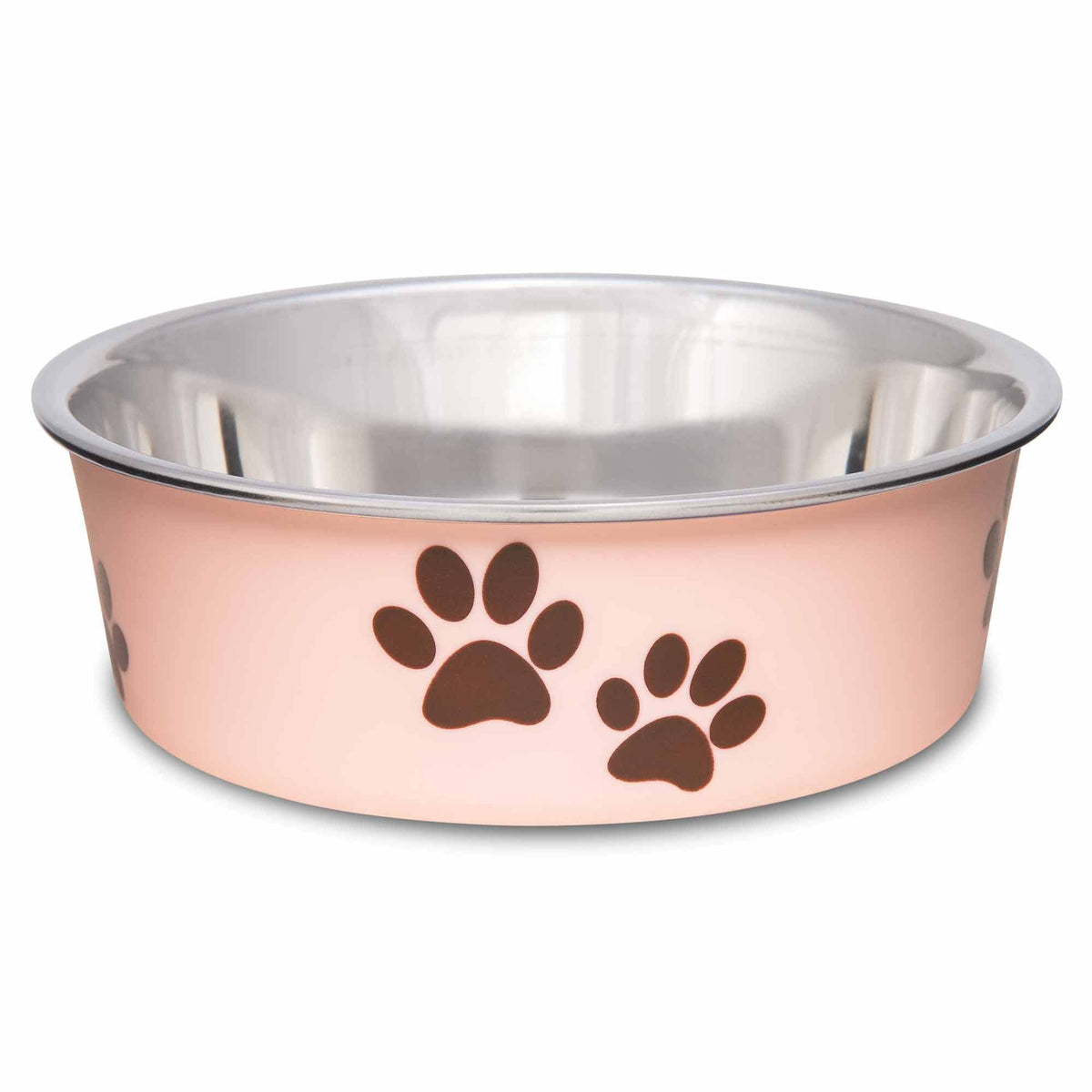 Bella Bowl Loving Pets, bol en acier inoxydable durable et facile à nettoyer pour chien et chat.