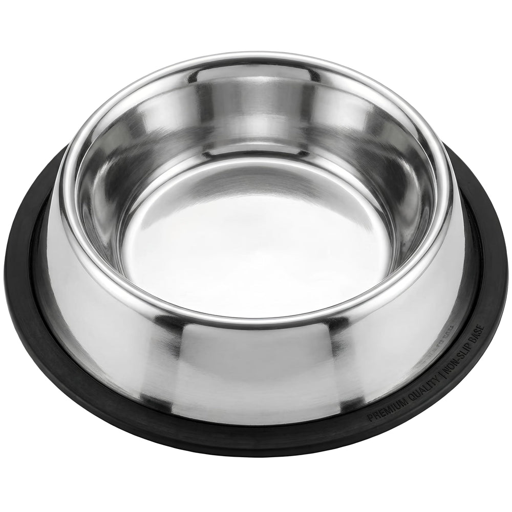 Bol Loving Pets en acier inoxydable anti-déversement: stabilité pendant les repas.