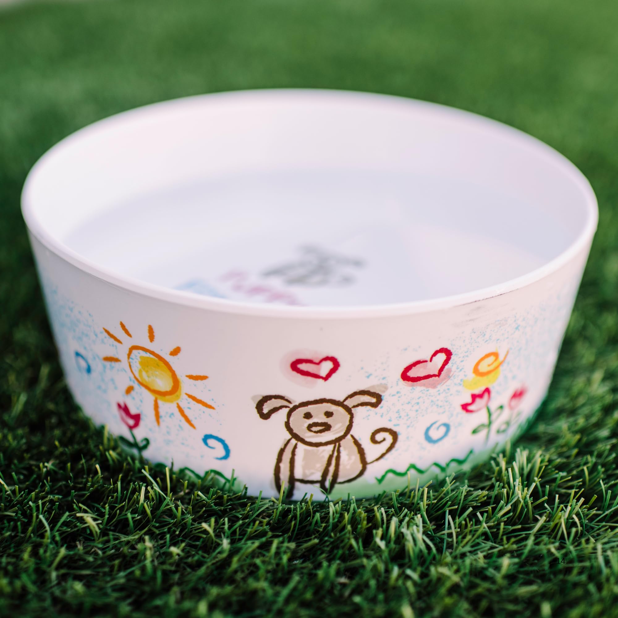 Capacité de 1400 ml du bol Dolce Moderno, pratique pour petites et moyennes races.