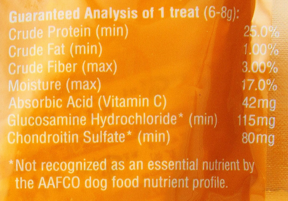 Loving Pets wrap-poulet-patate-douce-8oz: glucosamine-chondroitine, soutien possible des articulations.