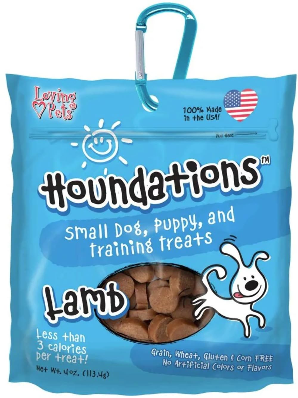 Friandises Loving Pets Houndations à l’agneau pour l’entraînement du chien, faciles à mâcher
