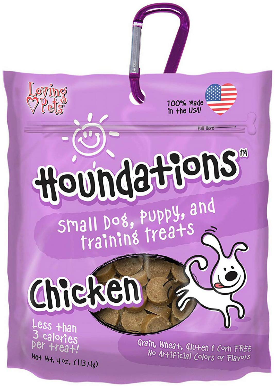 Loving Pets Houndations: friandises poulet main, parfaite motivation lors du dressage quotidien