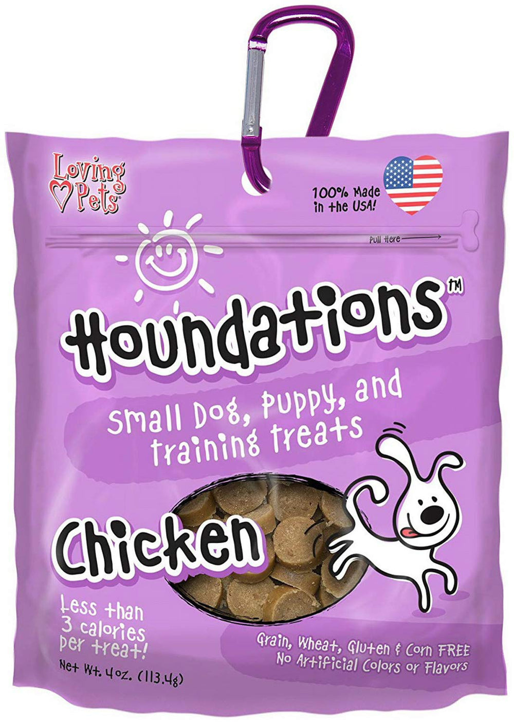 Loving Pets Houndations: friandises poulet main, parfaite motivation lors du dressage quotidien