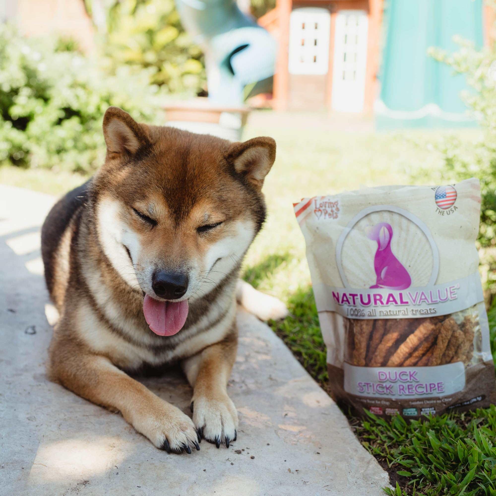 Loving Pets Natural Value Canard Bâton - digestibilité facilitée, soutien potentiel pour les repas.