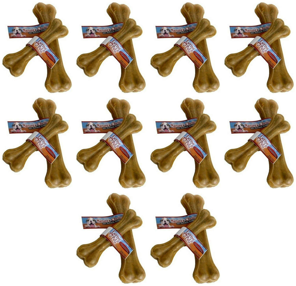 Pack de 10 os Naturels Presse pour chiens, pratique et durable.