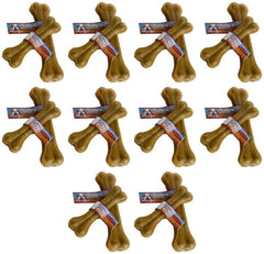 Pack de 10 os Naturels Presse pour chiens, pratique et durable.