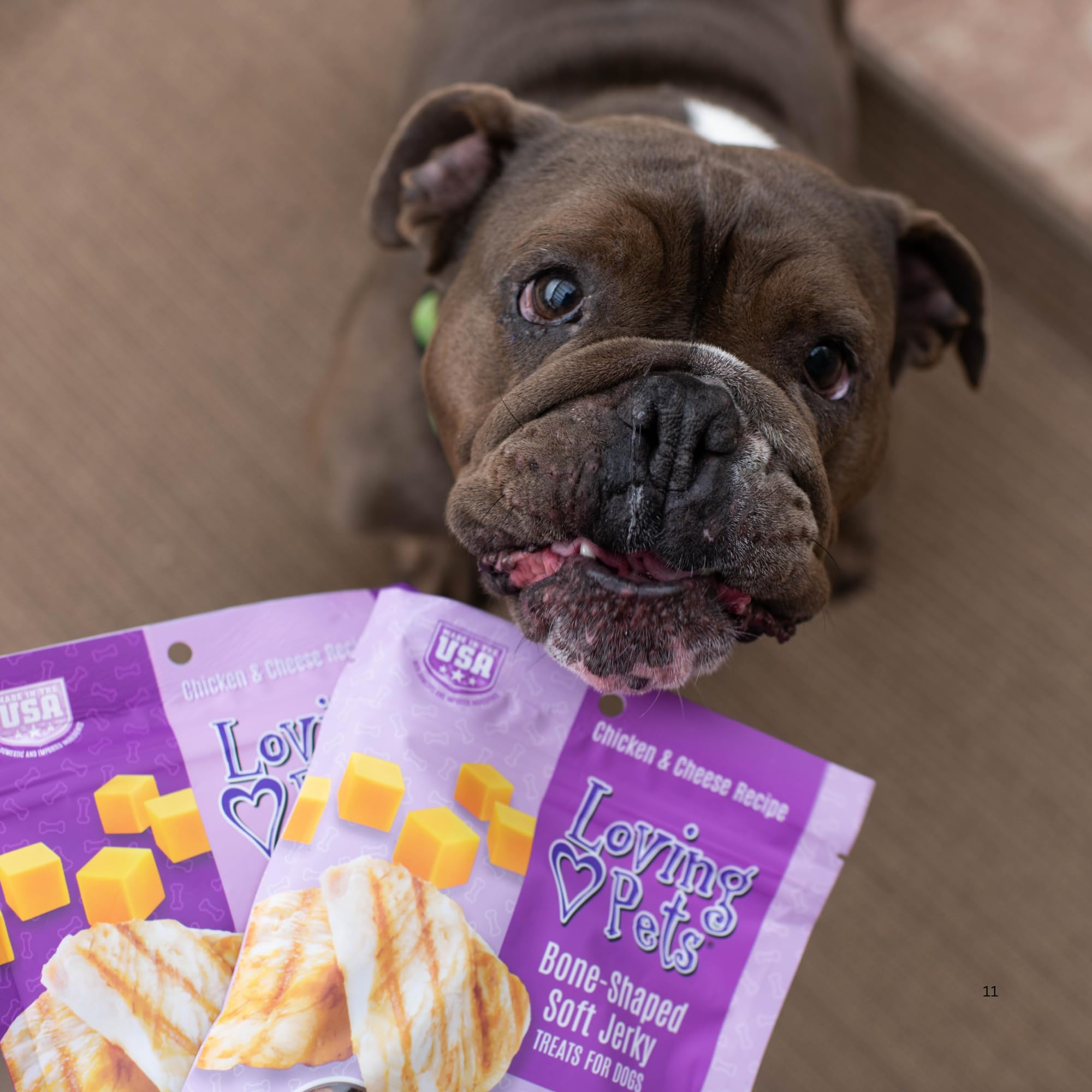 Texture douce de Loving Pets Soft Jerky adaptée aux chiots et seniors