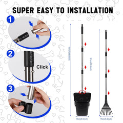 Lovinkiki système robuste durable adapté aux grands chiens pour longue durée d'utilisation.