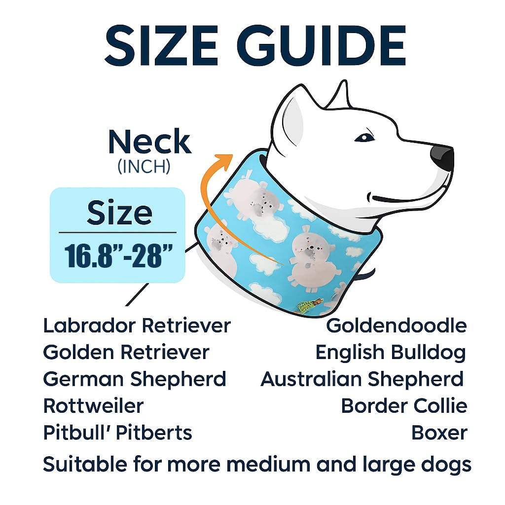 Le collier LovinPet bleu reglable offre un ajustement personnalisé pour chaque chien.