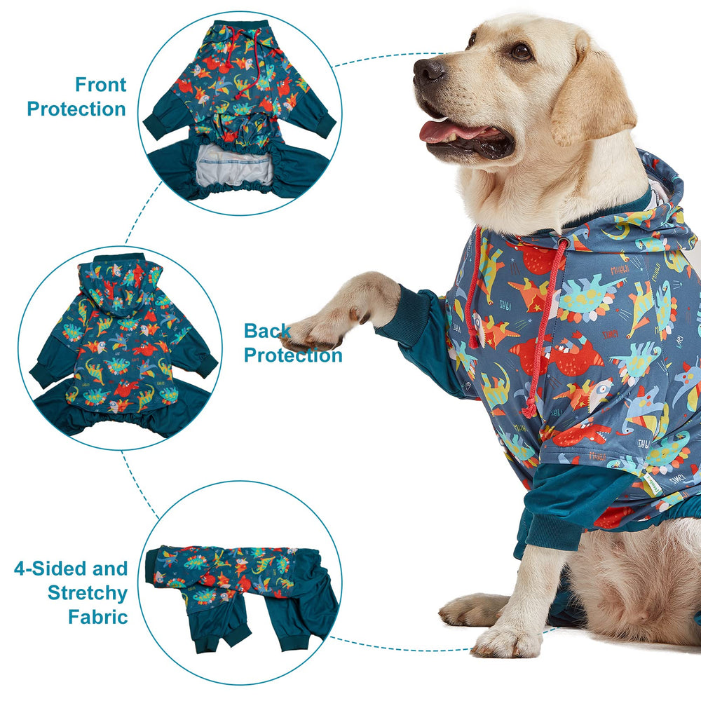 LovinPet PJS grand chien, protection genou, recuperation confortable.
