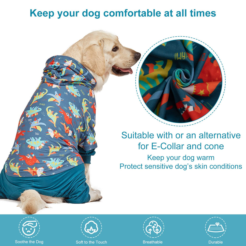 LovinPet PJS grand chien, tissu leger et doux, ideal pour ete.