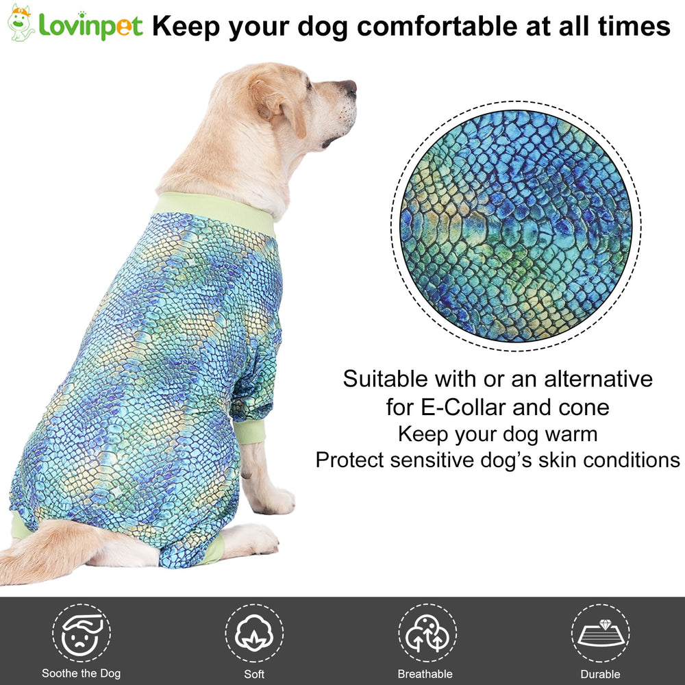 Chaleur générale du pyjama LovinPet bleu pour les matins froids.