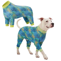 Pyjama LovinPet bleu pour chien — vue d’ensemble prête pour les photos.