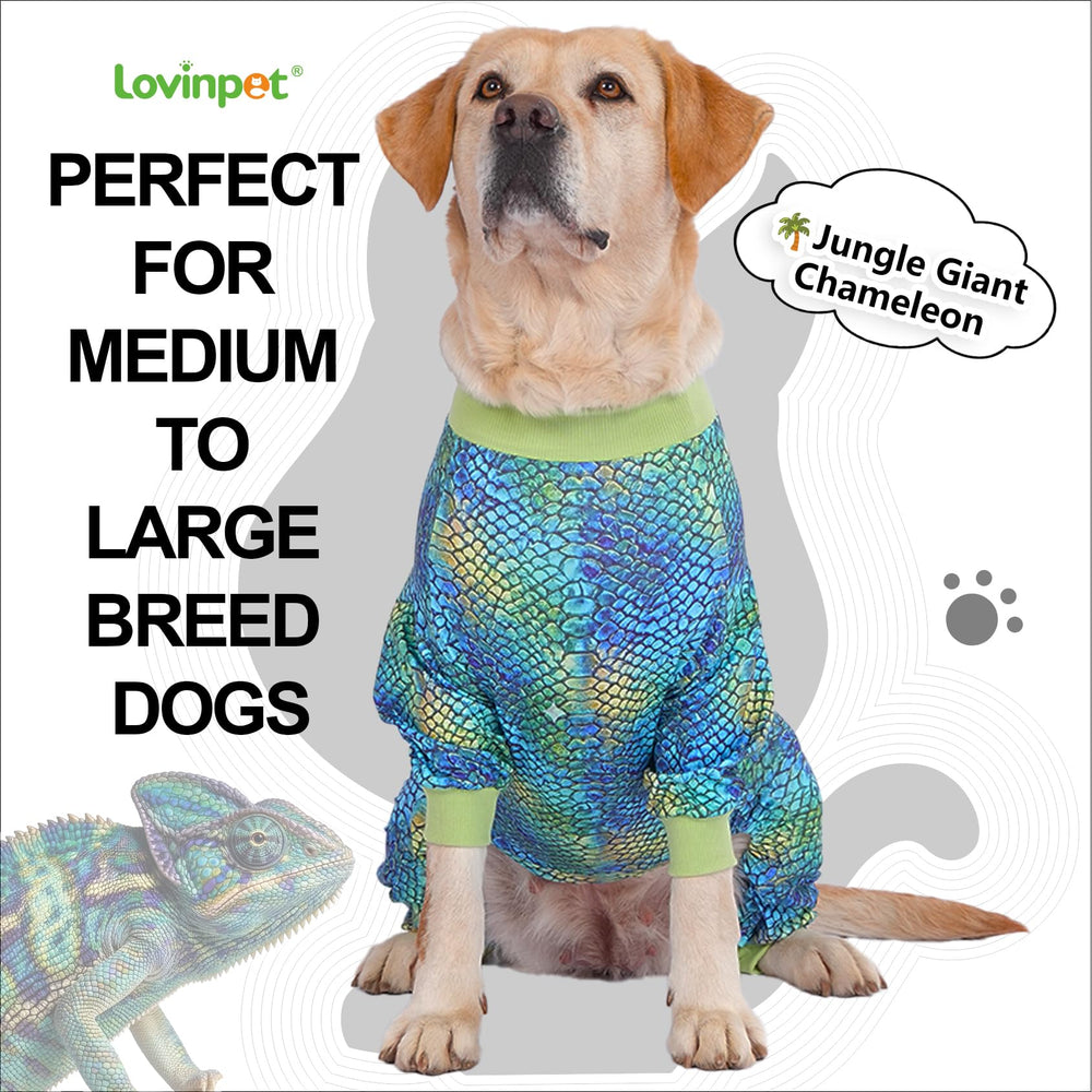 Motif animal LovinPet bleu sur le torse, accentuant le style.