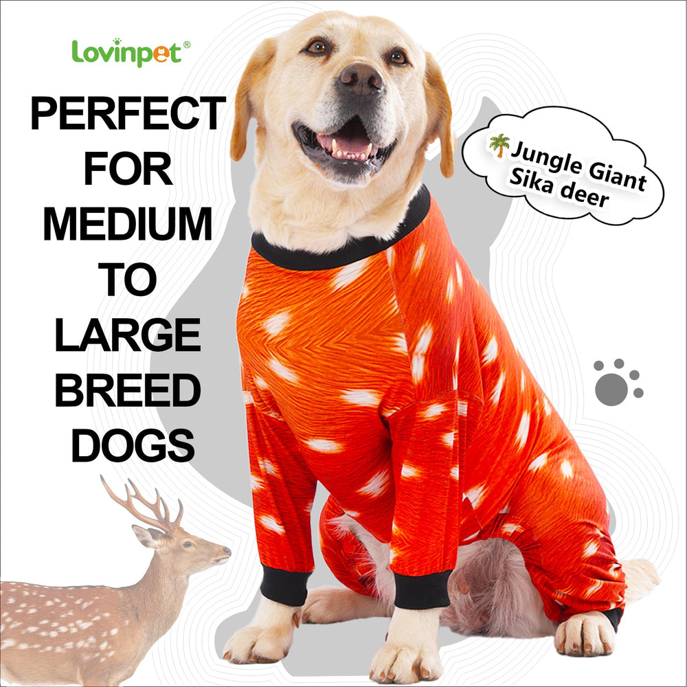 LovinPet pyjama chien grand coton melange doux, confort quotidien.