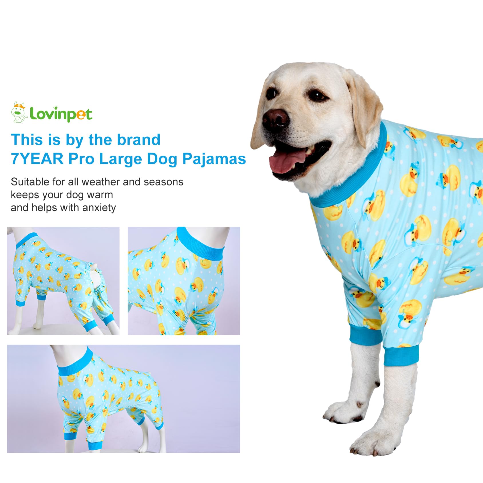 LovinPet pyjama-chien entretien facile, lavage simple et séchage rapide.