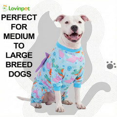 LovinPet pyjama-chien spikes-dino-tete: détails en relief pour style amusant.