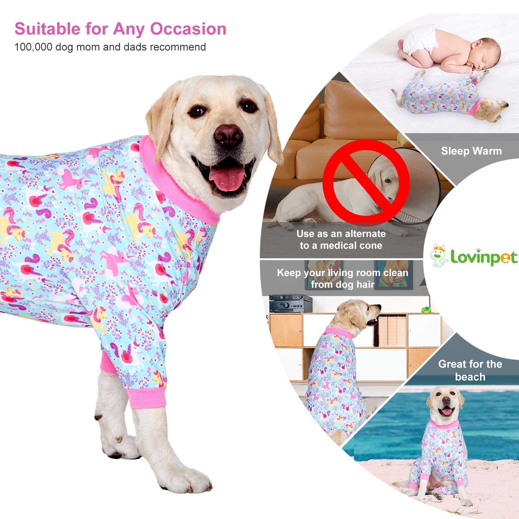 LovinPet pyjama propre: nettoyage facile à la maison et en voyage.
