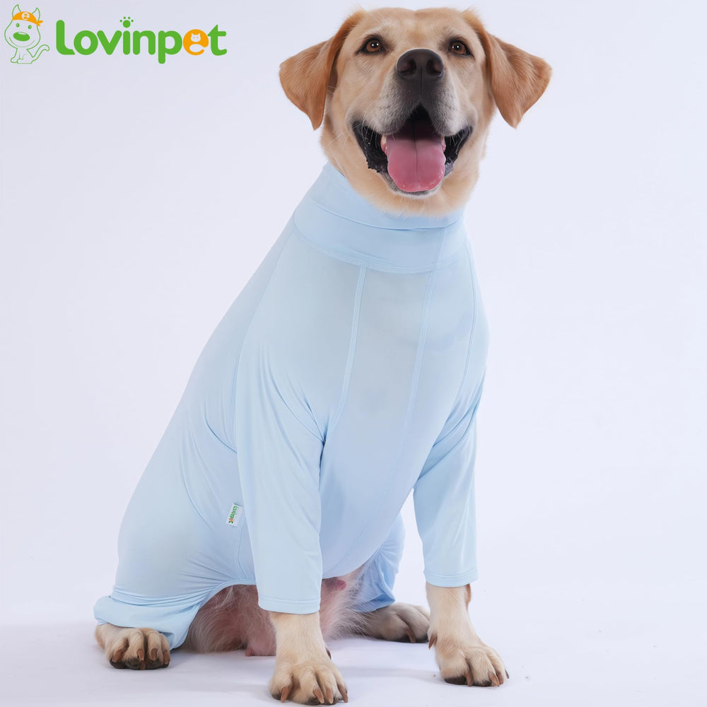 LovinPet UPF50+ chien-moyen-grand-bleu: taille adaptée et ajustement.