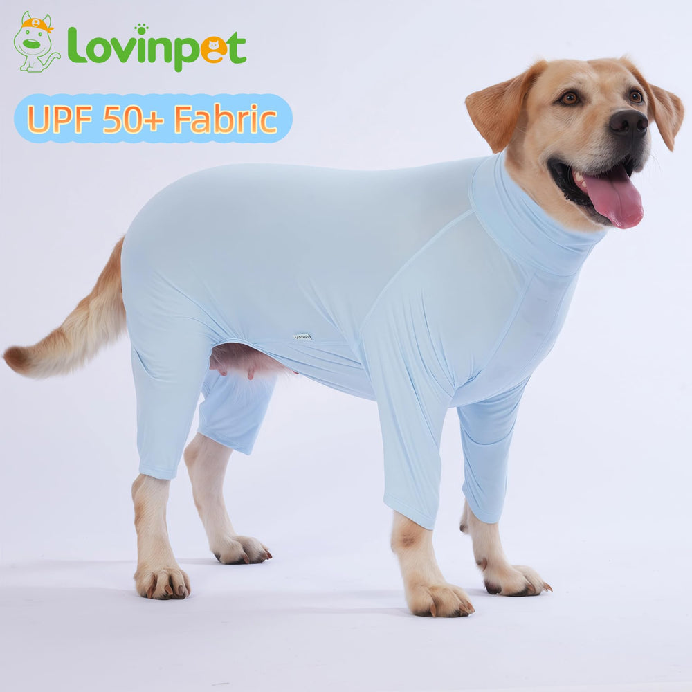 LovinPet UPF50+ confort-4-voies-bleu: liberté de mouvement.