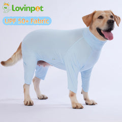 LovinPet UPF50+ confort-4-voies-bleu: liberté de mouvement.