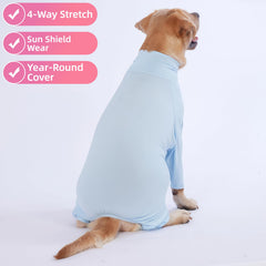 LovinPet UPF50+ nylon-anti-stat-bleu: réduction des poils en intérieur.