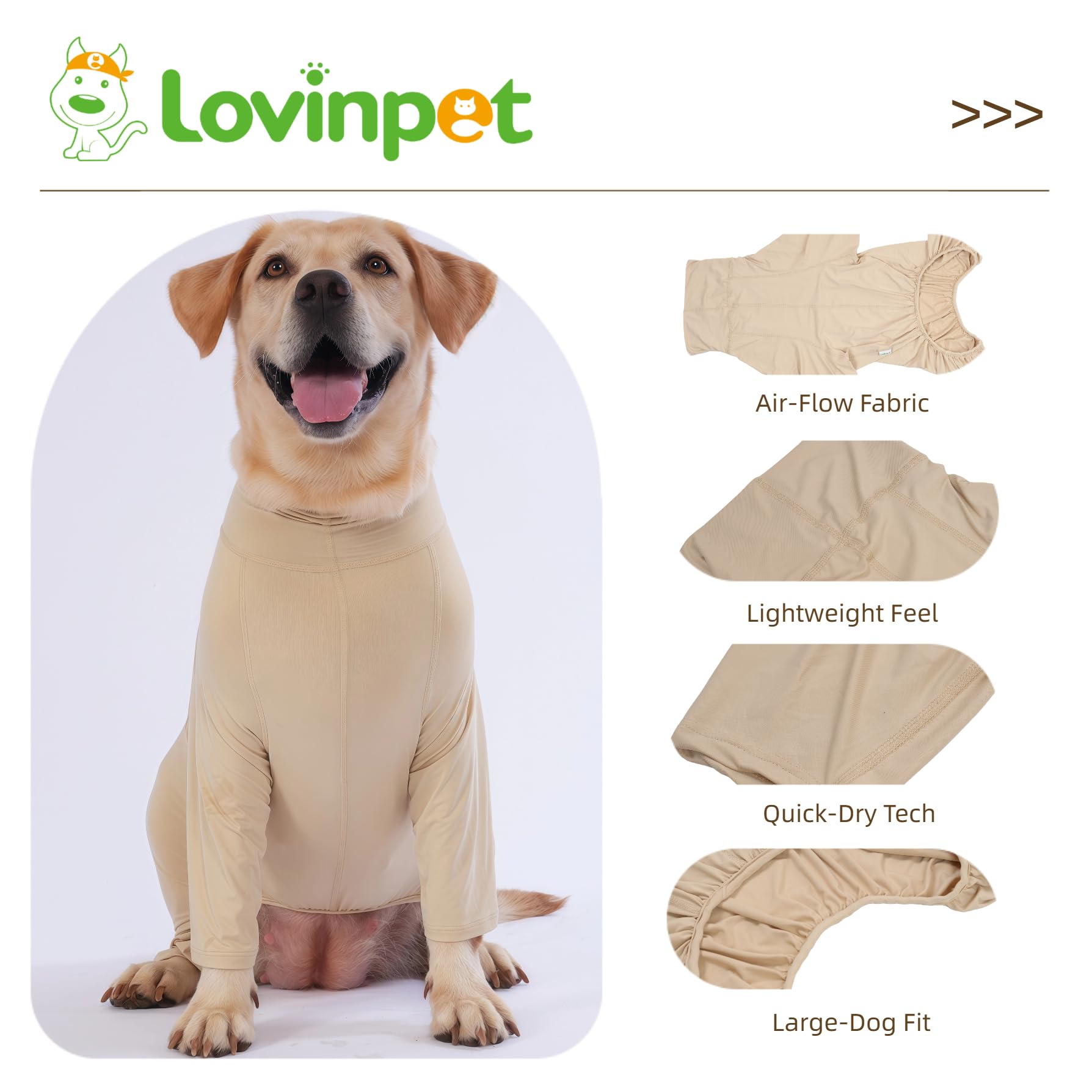 LovinPet UPF50+ shirt: entretien facile et lavage en machine.