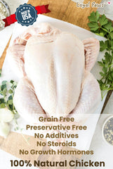 Loyal Paws tranches-poulet-sans-additifs, option naturelle sans additifs artificiels.